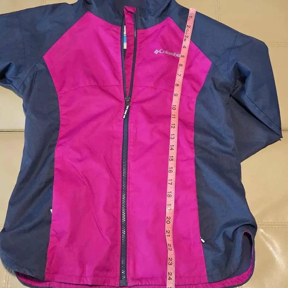 Columbia Endless Explorer Jacket Fuchsia and Charcoal Kids Size Large 14/16